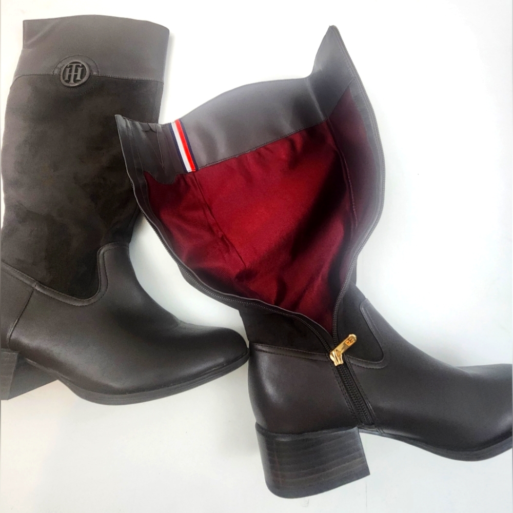 Tommy Hilfiger knee high riding boots